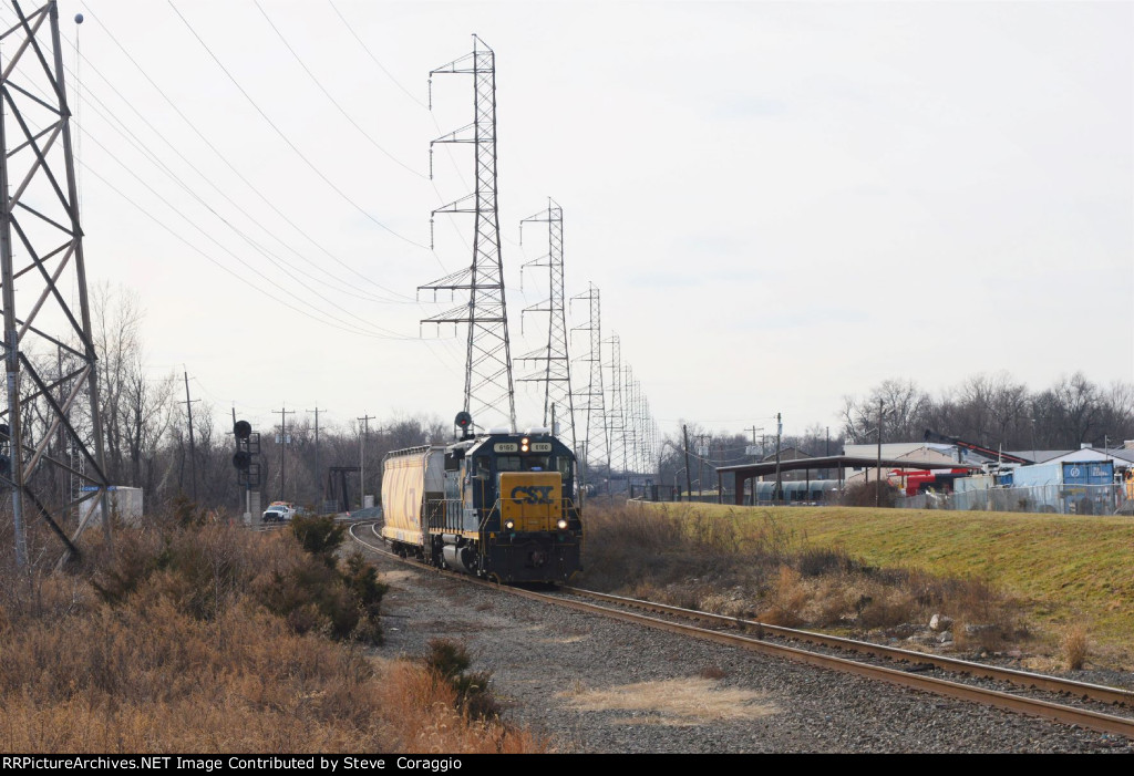 On the Valley Interchange Track to Bound Brook Yard  